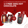Load image into Gallery viewer, 2 x 1KG Coffee + FREE Hot Chocolate - Pierre Lotti Coffee