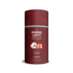 40 X ASSORTED BLENDS COFFEE PODS - Pierre Lotti Coffee