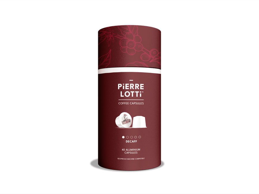 40 X DECAFFINATED COFFEE PODS - Pierre Lotti Coffee