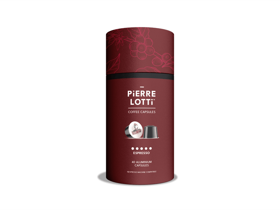 40 X ESPRESSO BLEND COFFEE PODS - Pierre Lotti Coffee