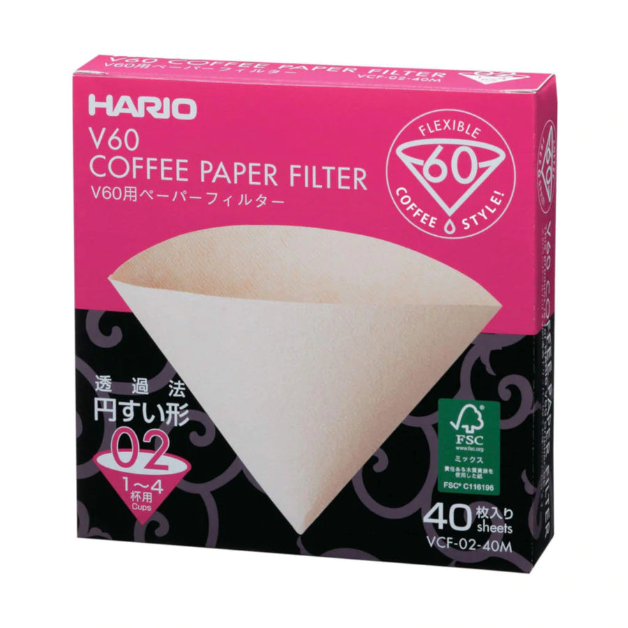 Hario V60 Coffee Dripper Paper Filters - Pierre Lotti Coffee