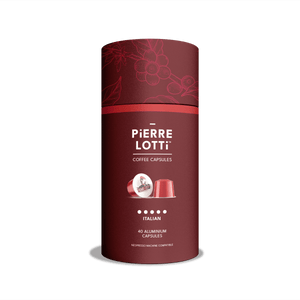 40 X ITALIAN BLEND COFFEE PODS - Pierre Lotti Coffee