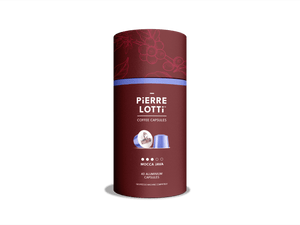 40 X MOCCA JAVA BLEND COFFEE PODS - Pierre Lotti Coffee